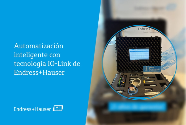 Automatización inteligente para aplicaciones básicas: digitalización sencilla con tecnología IO-Link de Endress+Hauser